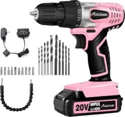 AVID POWER 20V MAX Lithium lon Cordless Drill Set, Power Drill Kit with Battery and Charger