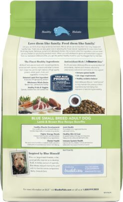 Blue Buffalo Life Protection Formula Natural Adult Small Breed Dry Dog Food, Lamb and Brown Rice 5-lb Trial Size Bag