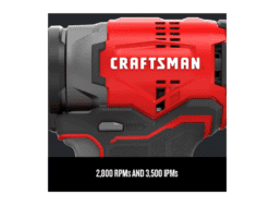 CRAFTSMAN CMCF810C1 V20 20-volt Max Variable Speed Brushless Cordless Impact Driver (1-Battery Included)