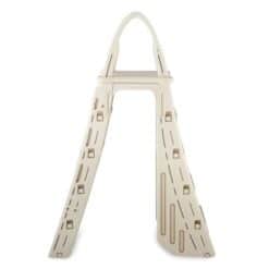 Leisure Accents Confer Plastics 7200 Roll Guard 48" to 56" Adjustable A Frame Safety Ladder