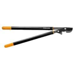 Fiskars 32" PowerGear Bypass Lopper and Tree Trimmer - Sharp Precision-Ground Steel Blade for Cutting up to 2" Diameter - Orange/Black