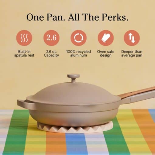 Our Place Always Pan 2.0-10.5-Inch Nonstick, Toxin-Free Ceramic Cookware - Steam