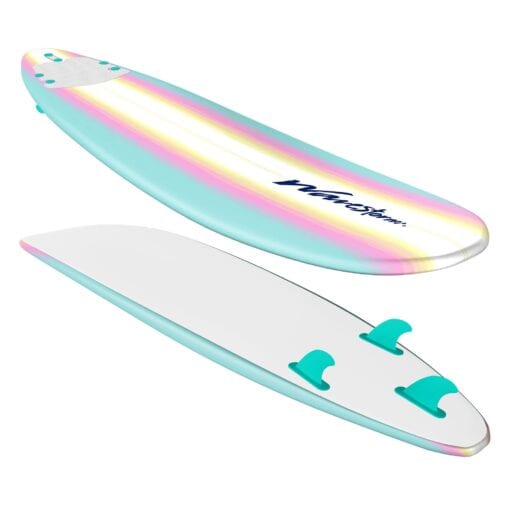 Wavestorm - Classic Soft Top Foam 8ft Surfboard - burst