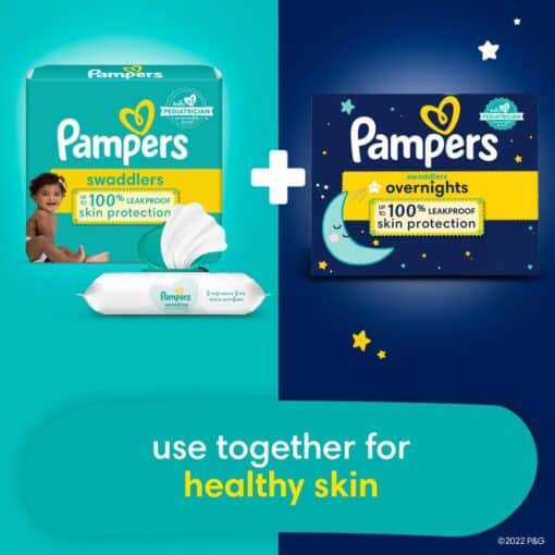 Pampers Swaddlers Newborn Diapers - Size 0, 140 Count, Ultra Soft Disposable Baby Diapers