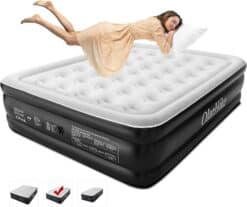OhGeni Air Mattress Queen with Built-in Pump for Guest, 18
