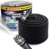 Pocket Hose Silver Bullet 100 ft Turbo Shot Nozzle Multiple Spray Patterns Expandable Garden Hose