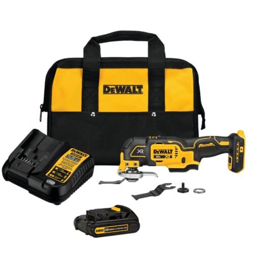 DEWALT DCS356C1 20V MAX XR Oscillating Tool Kit, 3-Speed