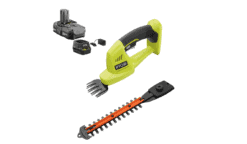 RYOBI P2910 ONE+ 18V Cordless Battery Grass Shear and Shrubber Trimmer with 1.3 Ah Battery and Charger