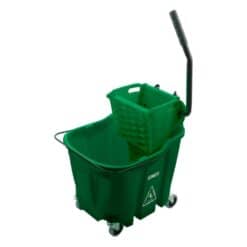 Unbranded 8690409 Sparta 8.75 gal. Green Polypropylene Mop Bucket with Wringer