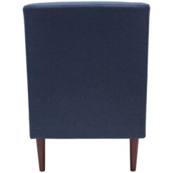 Mainstays Kinley Lounge Arm Chair, Navy Polyester Fabric