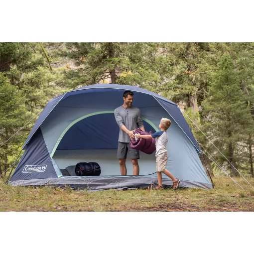 Coleman Skydome 8 Person Dome Tent - Blue