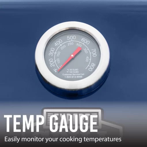 Expert Grill 4 Burner with Side Burner Propane Gas Grill in Blue