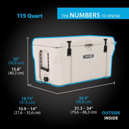 Lifetime 115 Quart High Performance Cooler (91108)