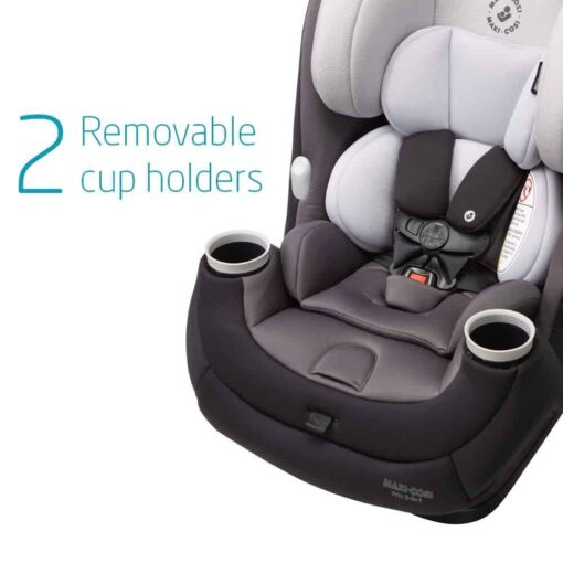 Maxi-Cosi Pria All-in-One Convertible Car Seat, rear-facing, from 4-40 pounds, Blackened Pearl