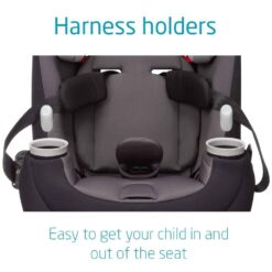 Maxi-Cosi Pria All-in-One Convertible Car Seat, rear-facing, from 4-40 pounds, Blackened Pearl