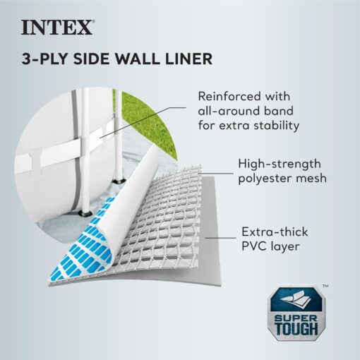INTEX 20 ft x 52 in Prism Frame Premium Pool Set
