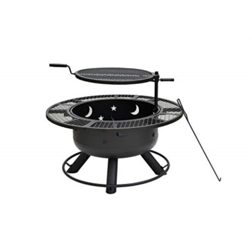 Nightstar 32.7' fire pit with grill