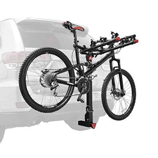 Allen Sports Deluxe Locking Quick Release 4-Bike Carrier fits 2 in receiver hitch, 140 lbs capacity, Model 542QR