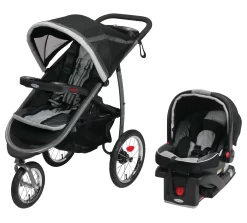 Graco FastAction Fold Jogger Click Connect Travel System - Gotham