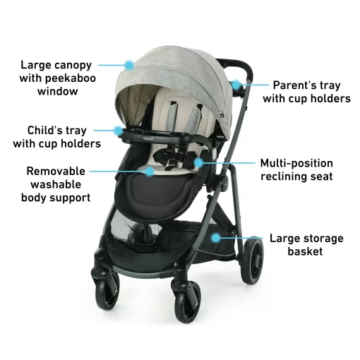 Graco Modes Element LX Travel System - Lynwood