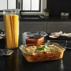 YAHUI 10pc Brilliance Glass Food Storage Set