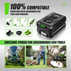 NEPOWILL 60V 5.0Ah Replacement Battery for Greenworks PRO 60V Battery Max LB60A03 LB60A02 LB60A00