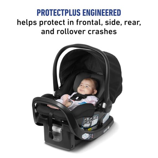 Graco SnugFit 35 Infant Car Seat | Baby Car Seat with Anti Rebound Bar, Gotham