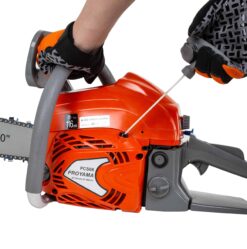 PROYAMA 68CC 2-Cycle Top Handle Gas Powered Chainsaw 24 Inch 20 Inch Petrol Handheld Cordless Chain Saw for Tree Wood Cutting