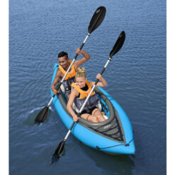 Hydro-Force Cove Champion X2 Inflatable Kayak - Two-Person Kayak Set (10’10” Long)