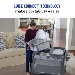 Graco Pack 'n Play Quick Connect Portable Bassinet Playard - Alex