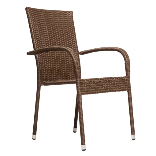 Patio Sense Morgan Outdoor Wicker Chair - Set of 4