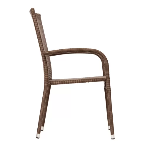 Patio Sense Morgan Outdoor Wicker Chair - Set of 4