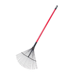 Bully Tools 92312 24-Tine Leaf and Thatching Rake with Fiberglass Handle