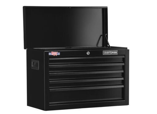 CRAFTSMAN CMST22654BK 1000 Series 26-in W x 17.25-in H 5-Drawer Steel Tool Chest (Black)