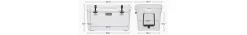 YETI Tundra 65 Cooler - White