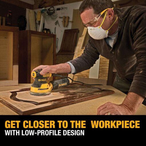 DEWALT DWE6421K Orbital Sander Kit, 5 inch, 3 amp, Corded, 12,000 OPM