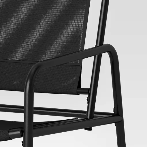 Room Essentials 3pc Metal Patio Bistro Set, Outdoor Furniture Set - Black