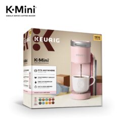 Keurig K-Mini Single Serve K-Cup Pod Coffee Maker, Dusty Rose, 6 to 12 oz. Brew Sizes