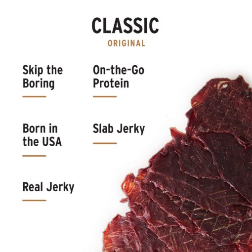 People's Choice Beef Jerky - Whole Muscle Premium Cuts - 15 Count, 1 Bag