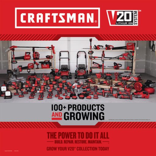 Craftsman V20 1/4 in. Cordless Brushless Impact Driver Kit (Battery & Charger)