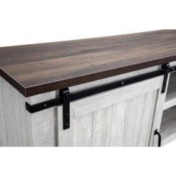 FESTIVO 68 in. White TV Stand for TVs Up to 70 in.