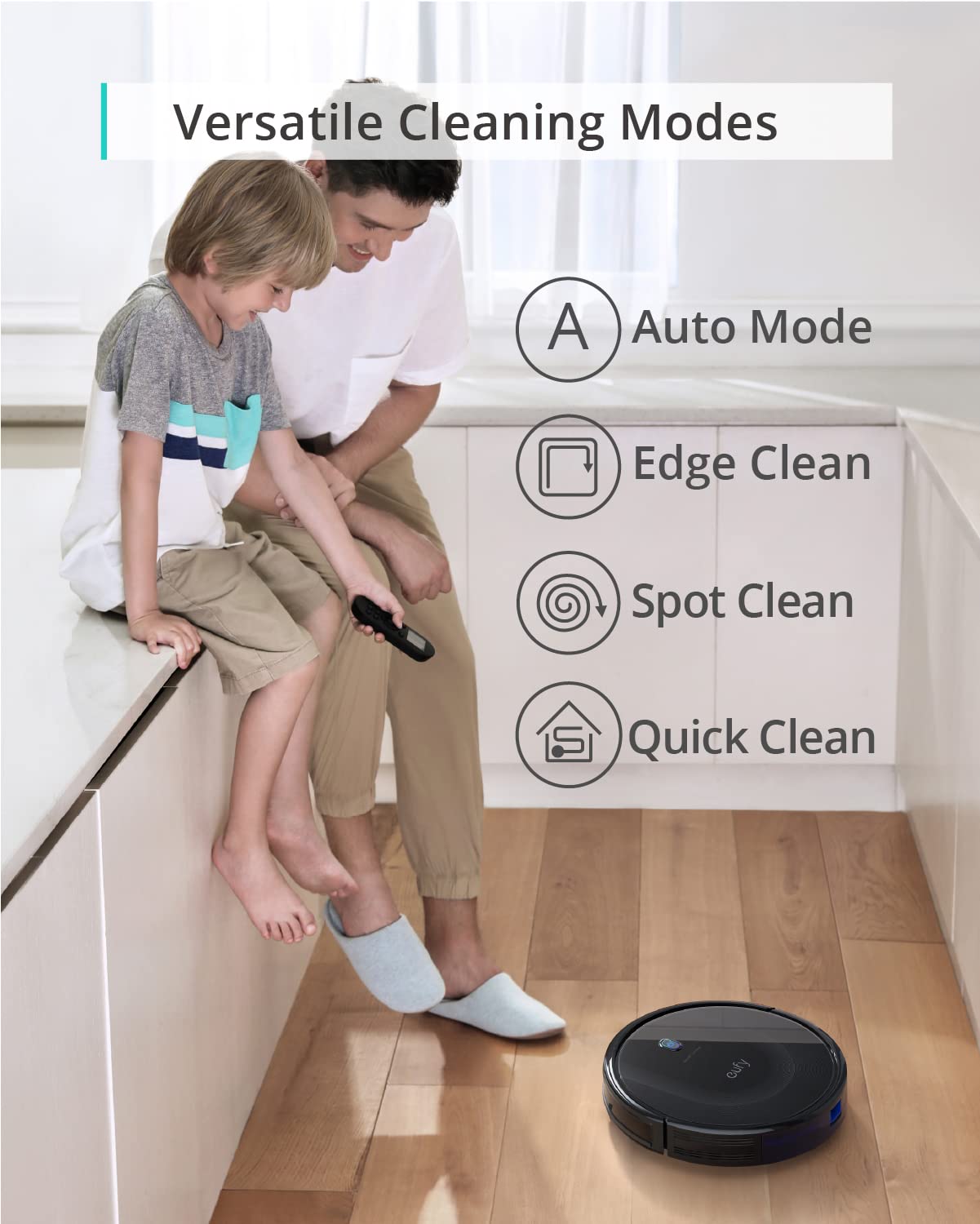 eufy Robot Vacuum 11S MAX, Super Thin, Powerful Suction, Quiet, Self-Charging Robotic Vacuum Cleaner, Black eufy Robot Vacuum 11S MAX, Super Thin, Powerful Suction, Quiet, Self-Charging Robotic Vacuum Cleaner, Black
