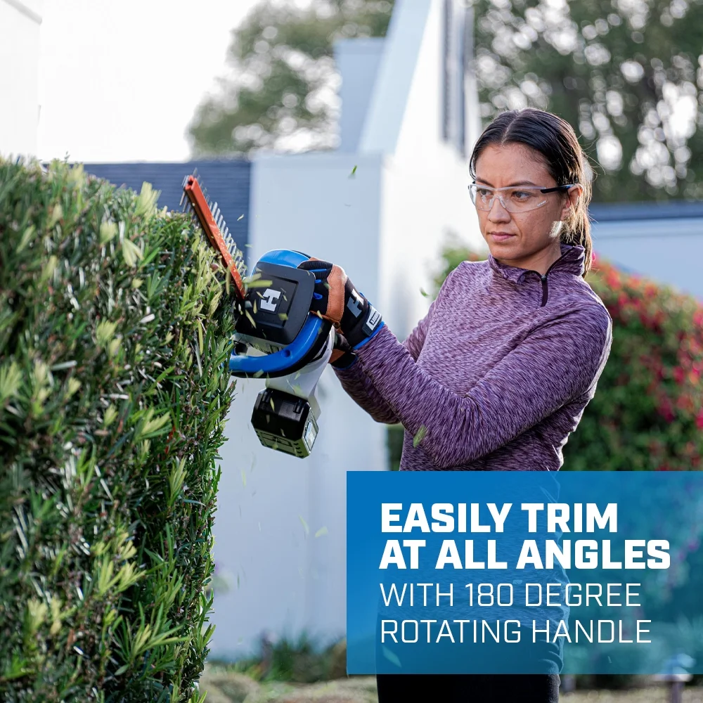 HART 40-Volt 24-inch Cordless Hedge Trimmer Kit, (1) 2.5Ah Lithium-Ion Battery HART 40-Volt 24-inch Cordless Hedge Trimmer Kit, (1) 2.5Ah Lithium-Ion Battery