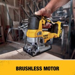DEWALT 20V MAX XR 3-Tool Brushless Woodworking Power Tool Combo Kit with Soft Case (2-Batteries and Charger Included)
