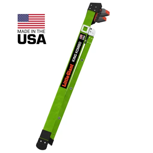 Little Giant King Kombo 5'-8' Fiberglass 3-in-1 Combo Ladder, 375 lbs. Rated