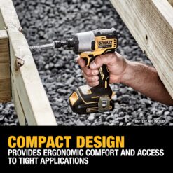 DEWALT 20V MAX 2-Tool Brushless Hammer Drill Power Tool Combo Kit with Soft Case (2-Batteries and Charger Included)