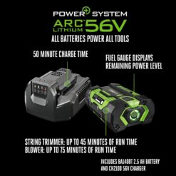 EGO POWER+ 56-volt Cordless Battery String Trimmer and Leaf Blower Combo Kit 2.5 Ah (Battery & Charger Included)