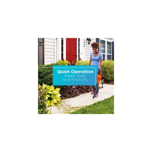 BLACK+DECKER LSW221 20V MAX Cordless Leaf Blower, Lawn Sweeper, 130 mph Air Speed, Lightweight Design, Battery and Charger Included