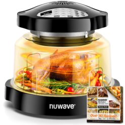 Nuwave Oven Pro Plus Air Fryer, Infra-Red Countertop, PFAS Free, Black