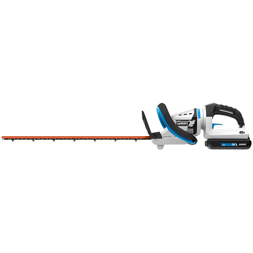HART 40-Volt 24-inch Cordless Hedge Trimmer Kit, (1) 2.5Ah Lithium-Ion Battery HART 40-Volt 24-inch Cordless Hedge Trimmer Kit, (1) 2.5Ah Lithium-Ion Battery